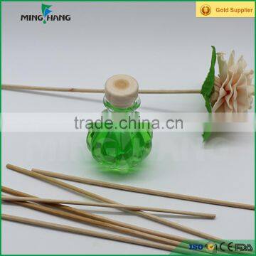 Round Aroma Fragrance Reed Diffuser Glass Bottle with Reed Sticks