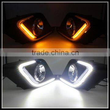 DRL LED Daytime Running Lights fog lamp fog light for Mazda3 Axela with turn signal light