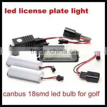 Super Bright 18SMD LED License Plate Light For VW Golf 6 VI 5 V GTI Seat Leon Altea