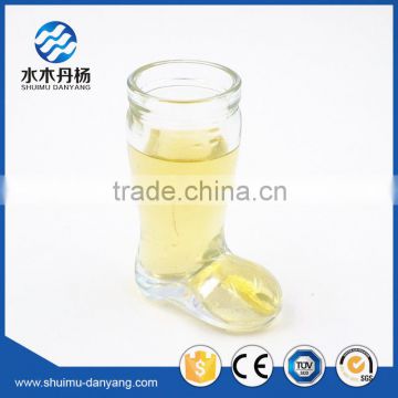 Shoes shaped glass shoe drinking jar shoe drinking bottle