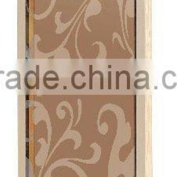 Superior Sauna Glass Doors with hemlock frame(KD-7003)