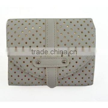Ladies Small Fashion Purse With Craftwork Punching Star Outside Little Elegance Wallets Fancy Moeny Bag photo-4