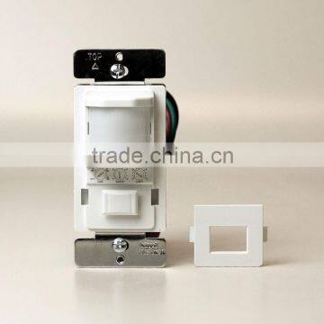 Passive infrared wall switch occupancy montion sensor