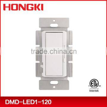 120V single pole decorator LED light dimmer switch