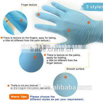 FDA Standards Blue Powdered Nitrile Gloves photo-3