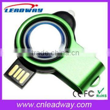 Epoxy Logo Swivel Plastic USB Flash Drive, 8GB Shinning Light New Design USB Flash Memory