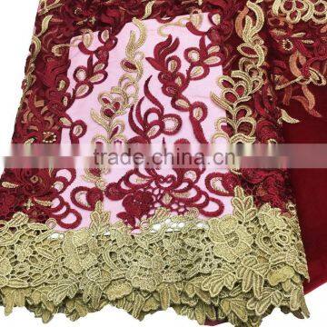 Wholesale cheap price embroidery French Tulle Net Lace