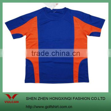 100% polyester sports short sleeve t shirt