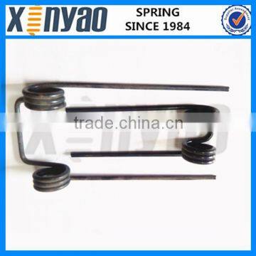 Two Blcak Agricultural Machinery Parts Spring Tooth