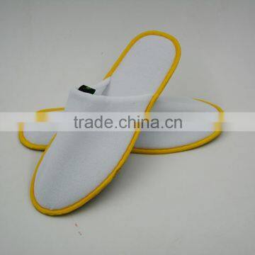 Velvet slippers, ribbon LOGO, disposable slippers, photo graph