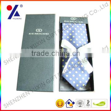 tie paper packaging box supplier/ free sample / MOQ1000pcs