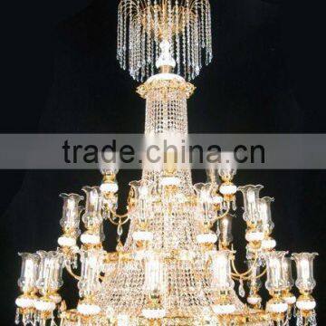 No. CT0094 hotel extra large crystal chandelier dining room faux foy sale