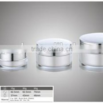 Best selling round acrylic cosmetic container from alibaba