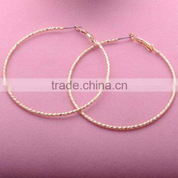 <<<2016 Gold Plated Women European Style Circle Earring Fashion Hoop Earrings/ photo-5