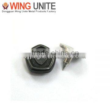 Shield Engraved Custom Jeans Rivets Buttons