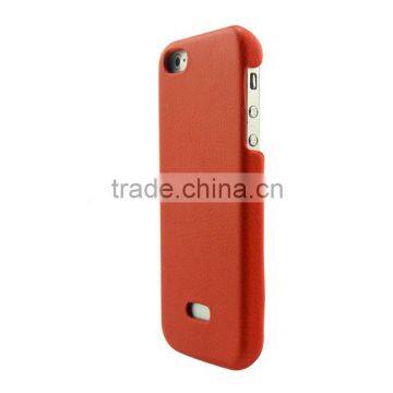 hot setting case for iphone 5, luxury genuine leather back cover