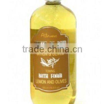 Bath foam "Lemon & Olives " Natural Handmade ,Bath Product