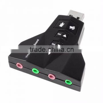 USB plugable 7.1 channel plugable external sound card