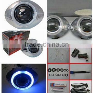 2.5"inch hid bixenon projector lens ShengWell auto angle eye projector lens car factory directly car bi-xenon projector lens