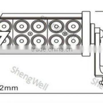 ShengWell Auto led light bar 120W 21.5inch Epistar Flood/Spot/Combo Dual Row led bar light Cree led light bar 120w