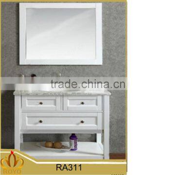 Modern Hung White Waterproof European Style Bathroom Vanity RA311 Supplier's Choice