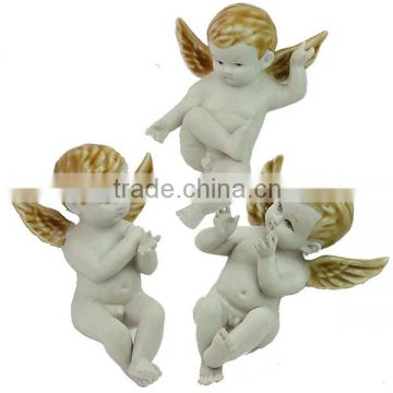 home decoration angel small ceramic angel