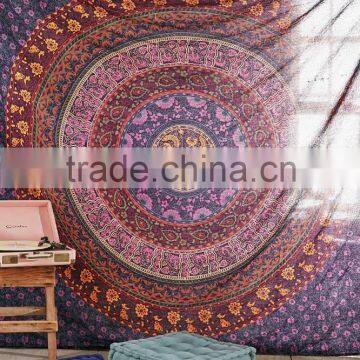 Indian Mandala Tapestry Wall Hanging Home Decor Tapestry Bedspread Beach Throw Picnic Sheet Hippie Boho Bohemian Tapestry