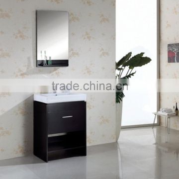 Floor Standing Waterproof Modern Espresso Bathroom Cabinet