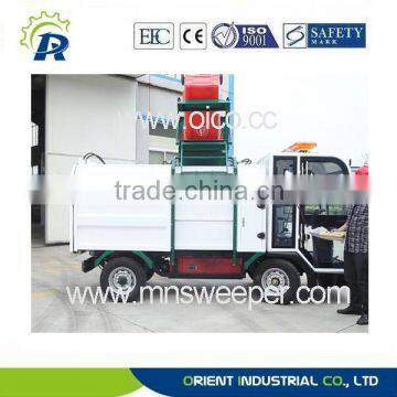 Self discharging OR-DT-A small electric garbage transfer truck for sale