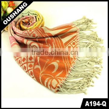 A194-Q Latest Acrylic Blend Scarf Viscose Shawl