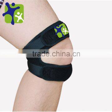 Open patella knee support