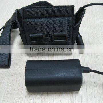 Grade 18650 battery pack with waterproof silicon bicycle light battery 6400mah 8.4V li-ion battery pack