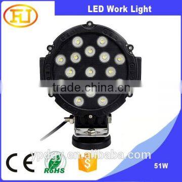 Auto parts led tractor work light 51w led work light