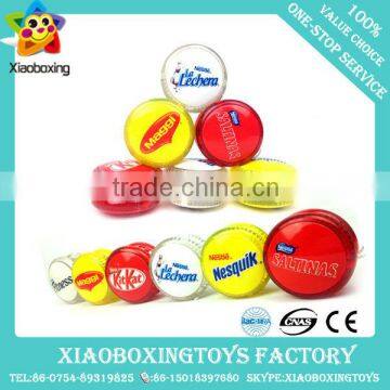 Sale educational printed customer logo toys with light or music yoyo ball