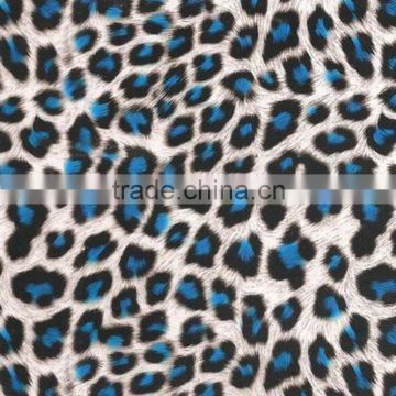 TSAUTOP 0.5M/1M width blue leopard print style hydrographic films water transfer film