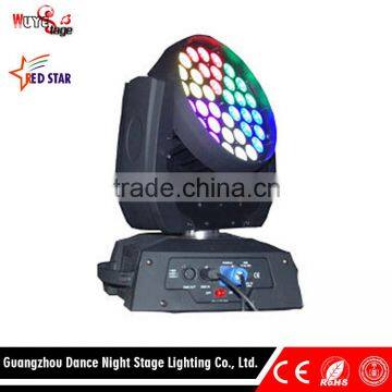 Export products rgbw zoom 36x10w 4in1 led moving head wash light