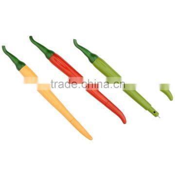 Lovely wholesale Novelty cheap pepper shape slim ink ballpoint pen