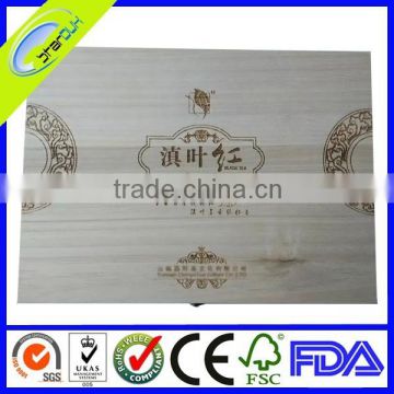 unfinished wooden book shaped box with high quality