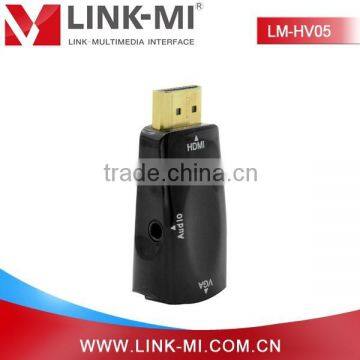 LINK-MI LM-HV05 Mini High Quality HDMI to VGA + Audio Converter photo-2