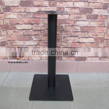 Steel base Black table base , steel square post base plate