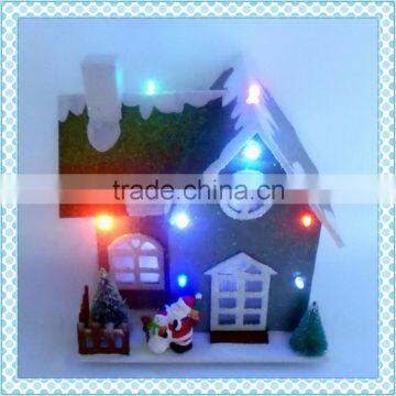 china supplier handmade wholesale christmas lighting, christmas paper house lighting