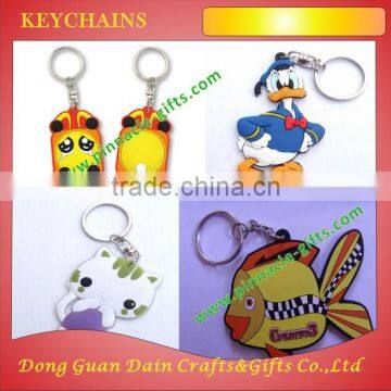 Soft 3D key chain promotion pattern