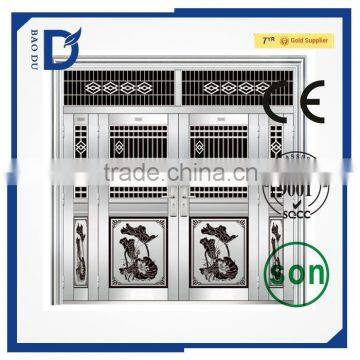 2016 New Type Hot Sale Security Steel Door Prefab Houses Commercial Residential Stainless Steel Door