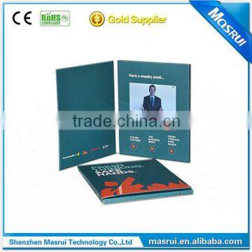 2014 Newest 1.8''/2.4''/2.8''/4.3'/7'/10'' TFT LCD Video Card / video brochure /video book