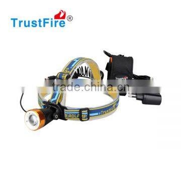 2016 Trustfire new design 3868-H6 cree led lamp zoom rechargeable headlamp 400 lumens cree led headlight