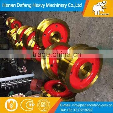 Safe Driving Forged Crane Wheel Set For Overhead Crane