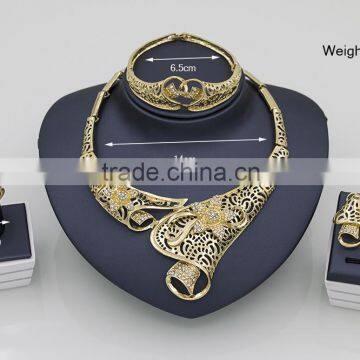 African 2016 Good Quality jewelry colorful set wholesale dubai gold plated jewelry sets