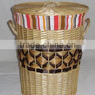 new fashion willow laundry basket