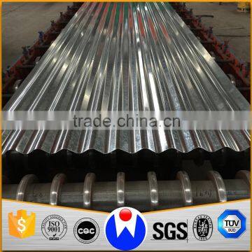 zinc coated corrugated steel sheet for house