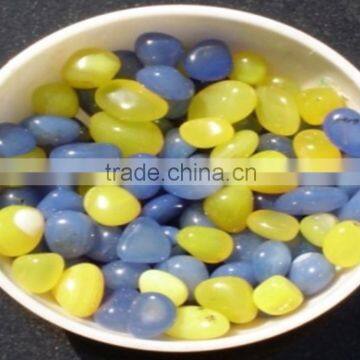 Onyx Yellow & Blue Pebbles